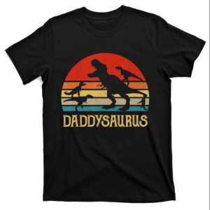 Retro Daddy Dinosaur Daddysaurus Fathers Day T-Shirt For Men – The Best Shirts For Dads In 2023 – Cool T-shirts Retro Daddy Dinosaur Daddysaurus Fathers Day T-Shirt For Men – The Best Shirts For Dads In 2023 – Cool T-shirts