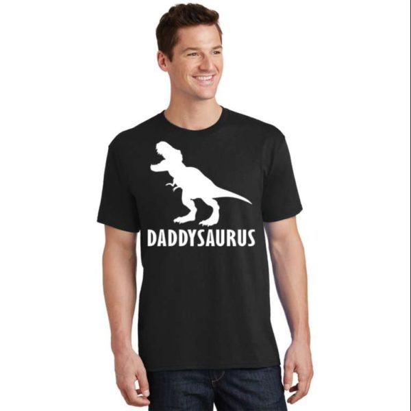Roar Into Fatherhood With The Daddysaurus Dinosaur T-Shirt – The Best Shirts For Dads In 2023 – Cool T-shirts