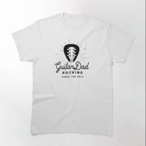 Rock And Roll Dad 90s Guitar Headstock Logo Vintage T-Shirt – The Best Shirts For Dads In 2023 – Cool T-shirts
