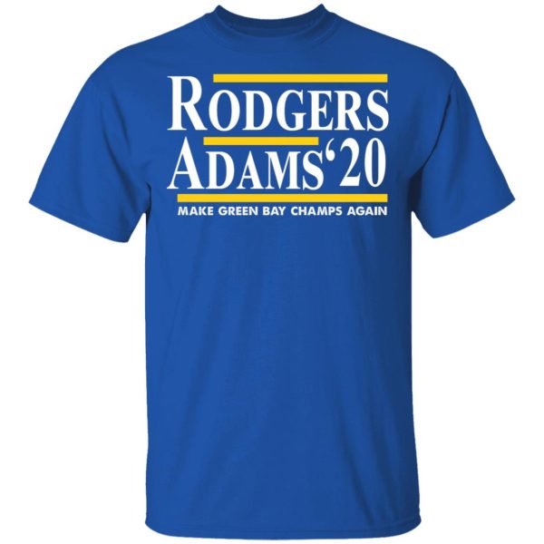 Rodgers Adam’s 2020 Make Green Bay Champs Again T-Shirts, Hoodies, Sweater