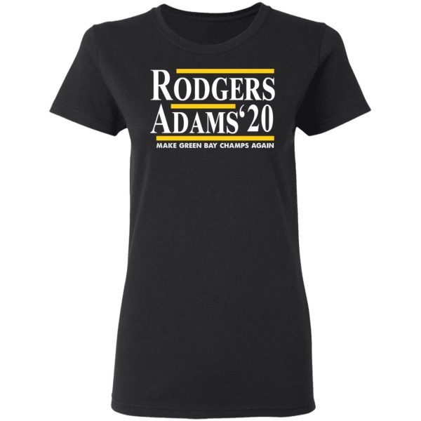 Rodgers Adam’s 2020 Make Green Bay Champs Again T-Shirts, Hoodies, Sweater