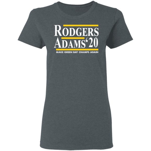 Rodgers Adam’s 2020 Make Green Bay Champs Again T-Shirts, Hoodies, Sweater