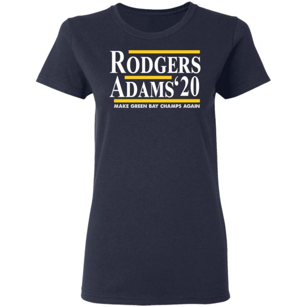 Rodgers Adam’s 2020 Make Green Bay Champs Again T-Shirts, Hoodies, Sweater