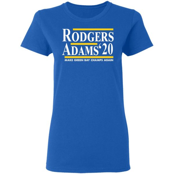 Rodgers Adam’s 2020 Make Green Bay Champs Again T-Shirts, Hoodies, Sweater