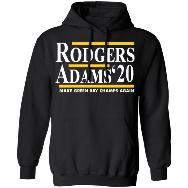 Rodgers Adam’s 2020 Make Green Bay Champs Again T-Shirts, Hoodies, Sweater