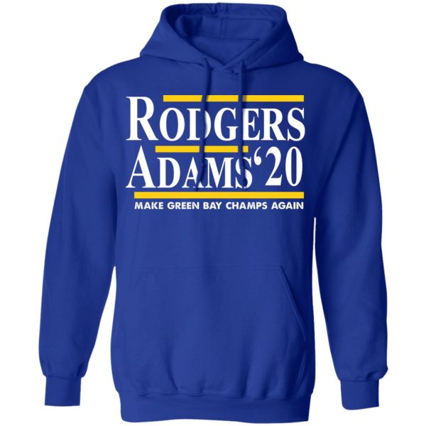 Rodgers Adam’s 2020 Make Green Bay Champs Again T-Shirts, Hoodies, Sweater