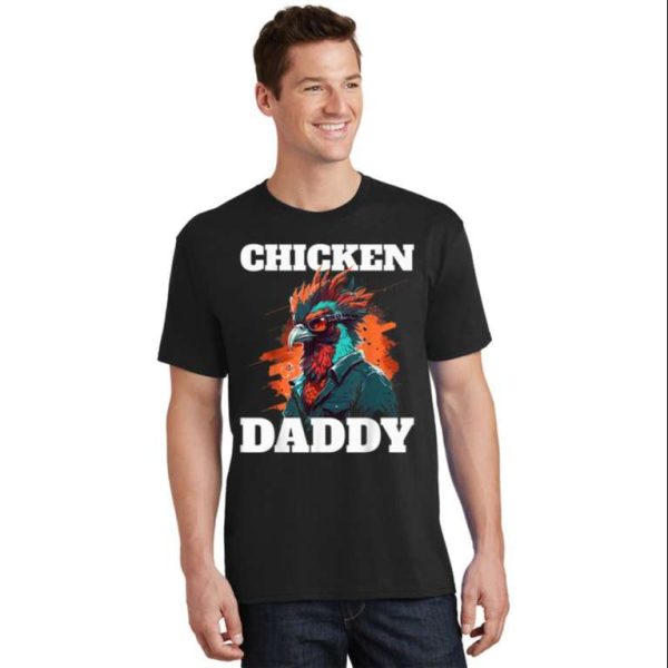 Rooster Dad Poultry Farmer Cool Chicken Daddy Shirt – The Best Shirts For Dads In 2023 – Cool T-shirts