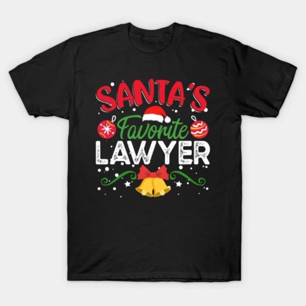 Santa’s favorite lawyer Merry Christmas 2022 T-shirt