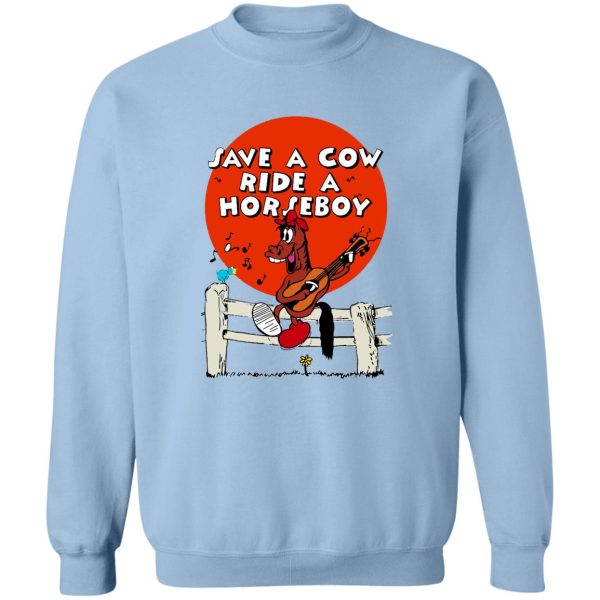 Save A Cow Ride A Horseboy T-Shirts, Hoodies