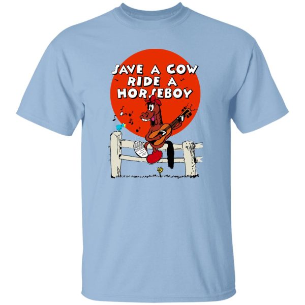 Save A Cow Ride A Horseboy T-Shirts, Hoodies