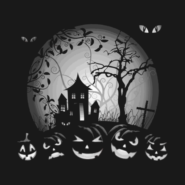 Scary Pumpkin Happy Halloween Party T-Shirt