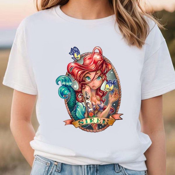 Siren Ariel Little Mermaid Mom And Dad Disney Shirts – The Best Shirts For Dads In 2023 – Cool T-shirts