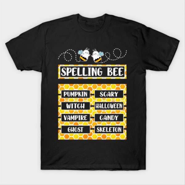 Spelling Bee Pun Halloween Costume for Teachers T-Shirt