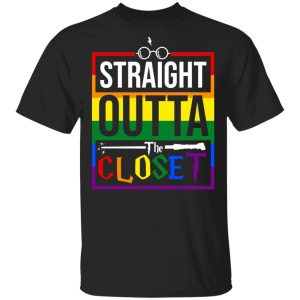 Straight Outta Closet Pride LGBT T-Shirts, Hoodies, Sweatshirt