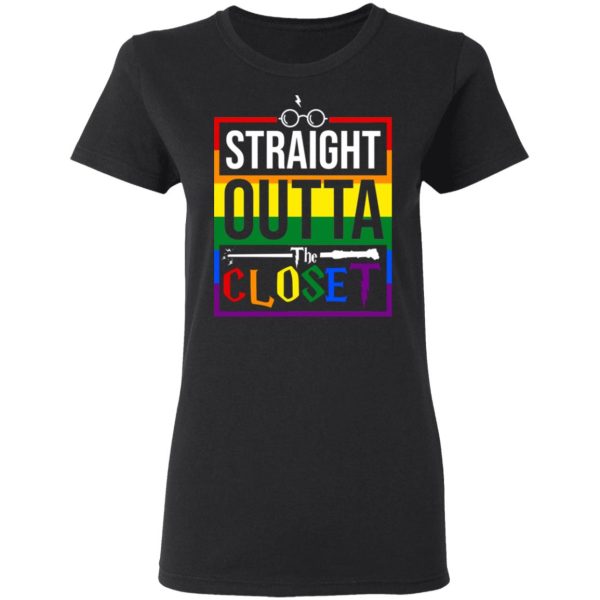 Straight Outta Closet Pride LGBT T-Shirts, Hoodies, Sweatshirt