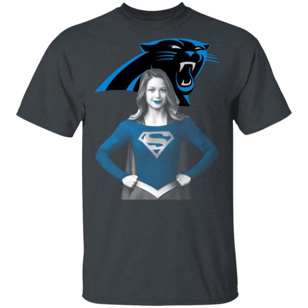 Super Girl Carolina Panthers T-Shirts