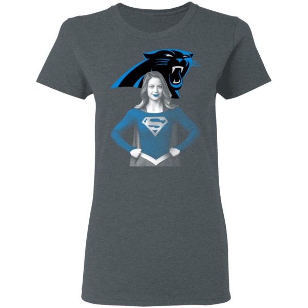 Super Girl Carolina Panthers T-Shirts