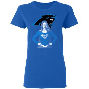Super Girl Carolina Panthers T-Shirts 7 Super Girl Carolina Panthers T Shirts 4