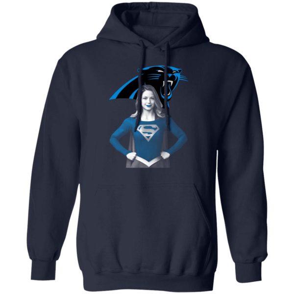 Super Girl Carolina Panthers T-Shirts