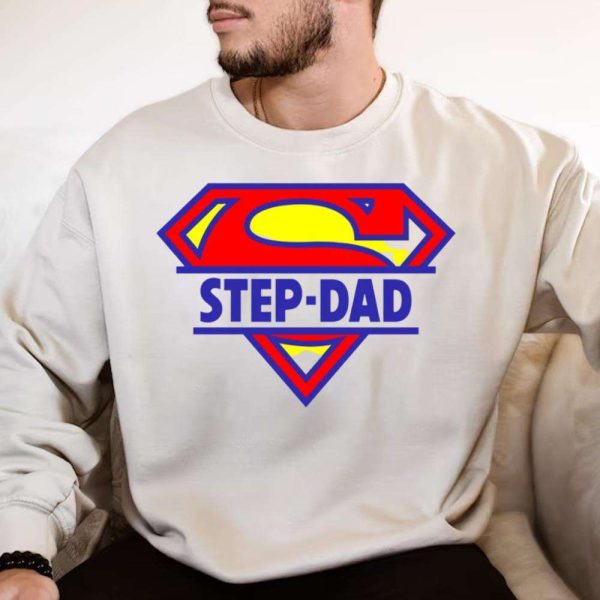 Super Hero Step Dad Logo Funny Dad Disney Shirts – The Best Shirts For Dads In 2023 – Cool T-shirts