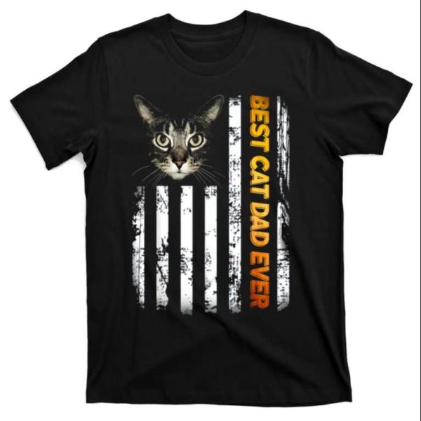 Superior Feline Father – Best Cat Dad Ever Shirt – The Best Shirts For Dads In 2023 – Cool T-shirts