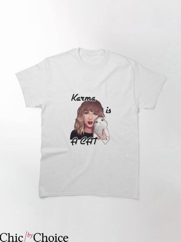 Taylor Swift Karma T-shirt Karma From Midnights By Taylor Swift
