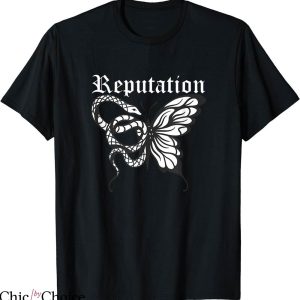 Taylor Swift Reputation T-shirt Butterfly And Snake T-Shirt