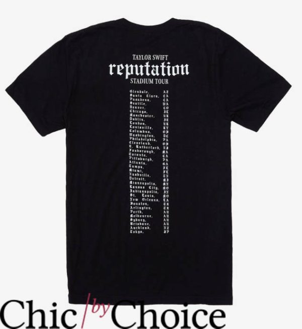 Taylor Swift Reputation T-shirt Reputation Stadium Tour