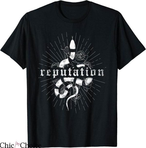 Taylor Swift Reputation T-shirt Snake Reputation In The World