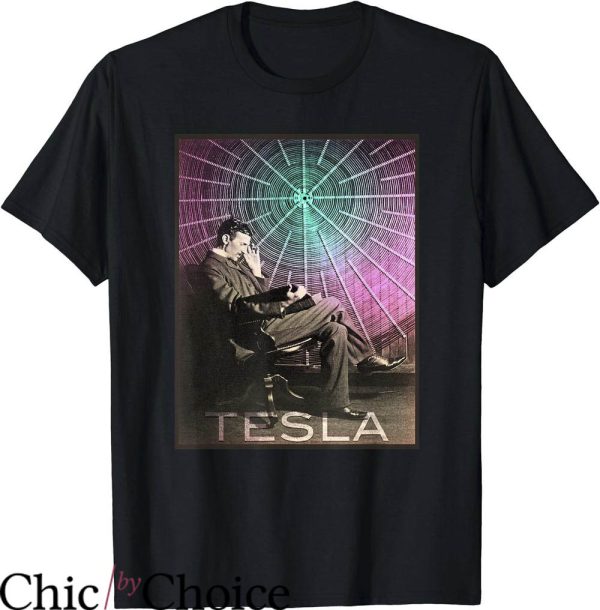 Tesla Band T-Shirt Electricity Inspiring Science T-Shirt