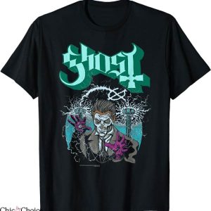 Tesla Band T-Shirt Ghost Tesla T-Shirt Trending