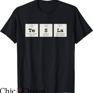 Tesla Band T-Shirt Periodic Table Tesla T-Shirt Trending
