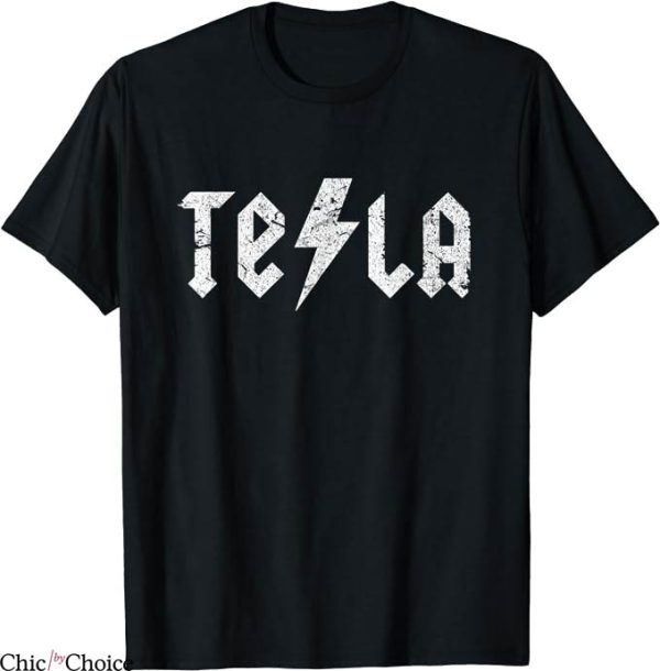 Tesla Band T-Shirt STEM Tesla Fan Tee T-Shirt Trending