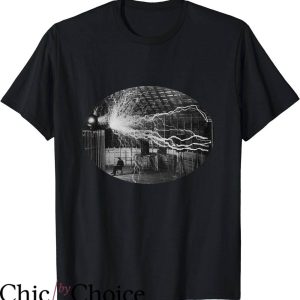 Tesla Band T-Shirt Tesla Coil Historical T-Shirt Trending