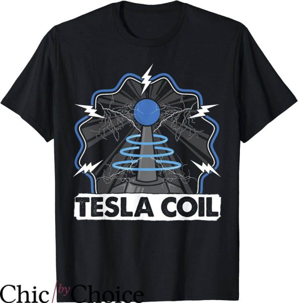 Tesla Band T-Shirt Tesla Coils Tee Shirt Trending