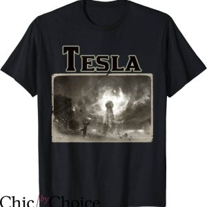 Tesla Band T-Shirt Wardenclyffe Art T-Shirt Trending