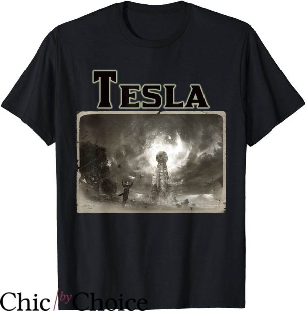 Tesla Band T-Shirt Wardenclyffe Art T-Shirt Trending