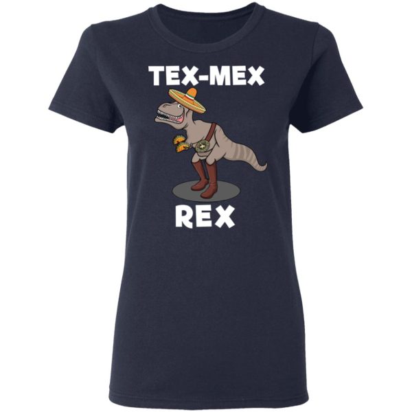 Tex Mex Rex Texas Mexican Cowboy Tyrannosaurus Dinosaur T Shirt