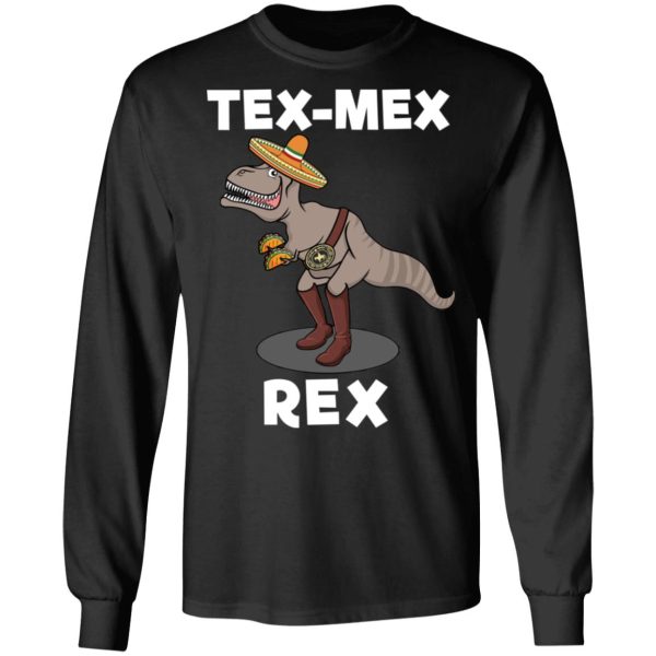 Tex Mex Rex Texas Mexican Cowboy Tyrannosaurus Dinosaur T Shirt