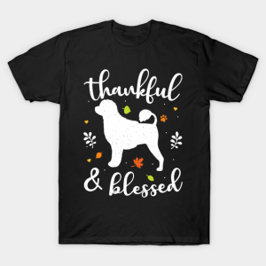 Thanksgiving Dog Thankful Blessed Mom T-Shirt Thanksgiving Dog Thankful Blessed Mom T-Shirt