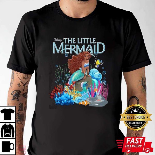 The Black Little Mermaid Funny Mom And Dad Disney Shirts – The Best Shirts For Dads In 2023 – Cool T-shirts