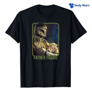The Mandalorian And the Child Father Figure – Star Wars Daddy Shirt – The Best Shirts For Dads In 2023 – Cool T-shirts
