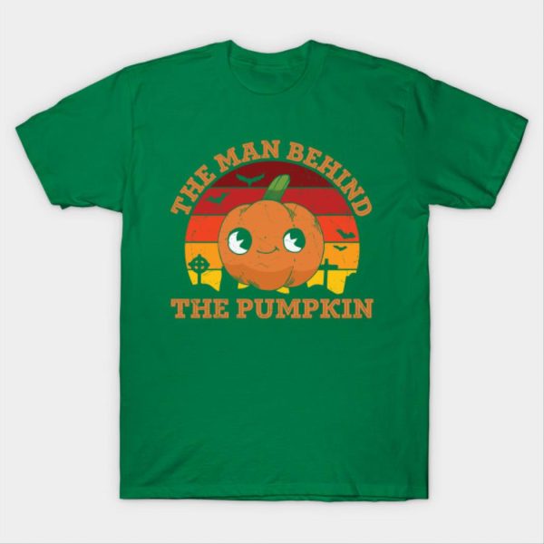 The man behind the pumpkin Happy Halloween T-Shirt