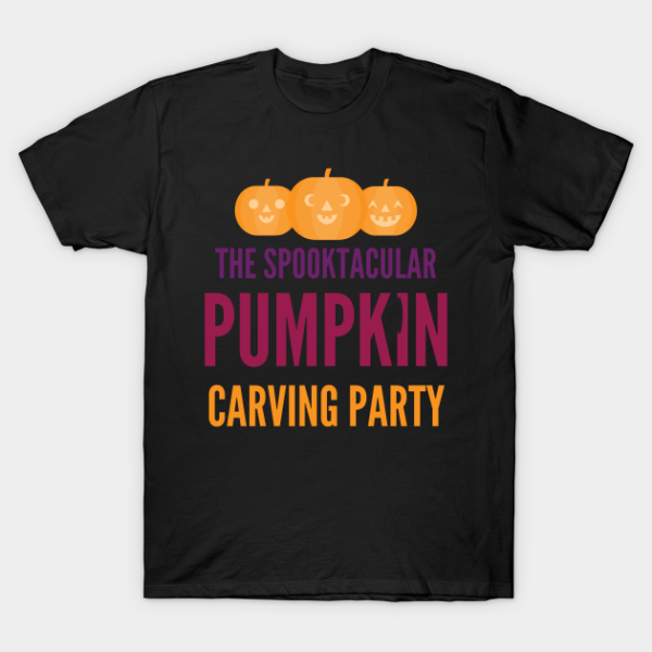 The spooktacular pumpkin carving party T-shirt