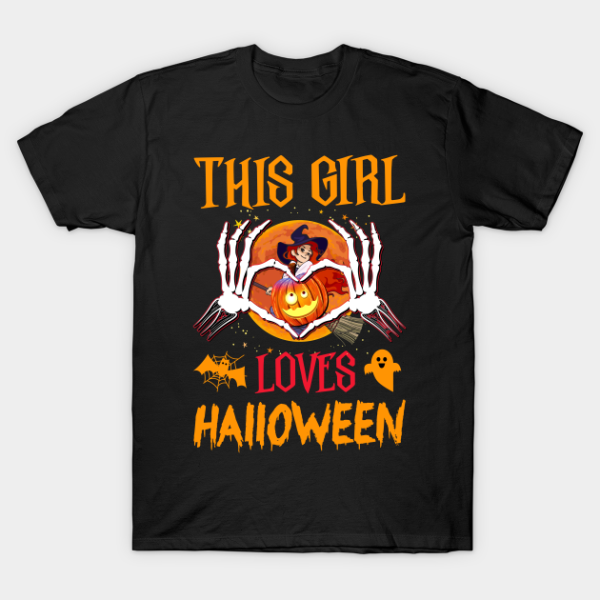 This Girl Loves Halloween T-shirt