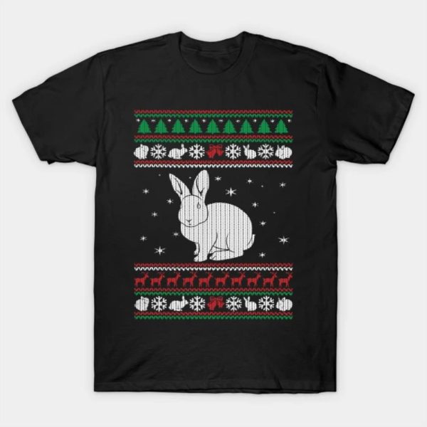 Ugly Bunny funny Merry Christmas 2022 T-shirt