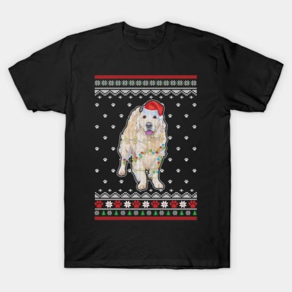 Ugly Golden Santa hat Merry Christmas 2022 T-shirt