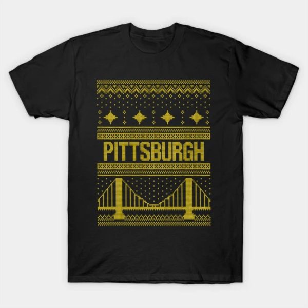 Ugly Pittsburgh Merry Christmas 2022 T-shirt