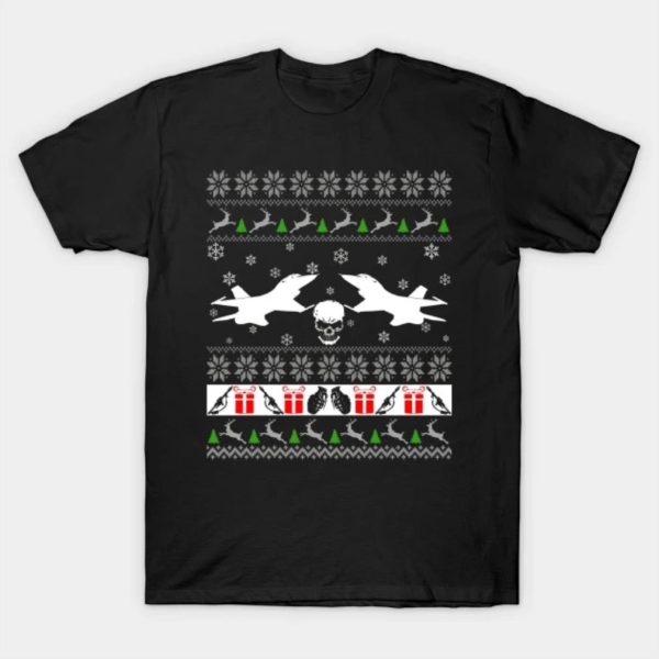 Ugly Us Army aircraft Merry Christmas 2022 T-shirt