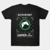 Ugly accountant by day gamer by night Merry Christmas 2022 T-shirt